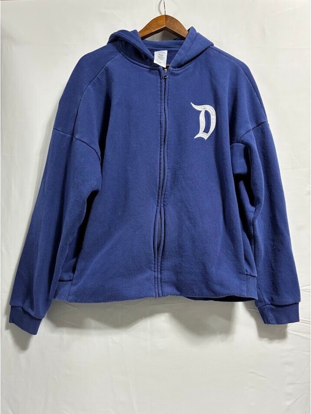 Disneyland Zip-up Hoodie Deep Blue Color